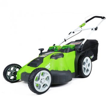 Газонокосилка аккумуляторная GREENWORKS G40LM49DB, TWINFORCE, 40V, 49 см