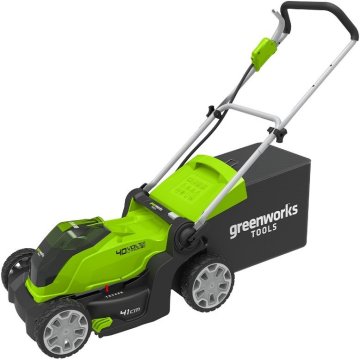 Газонокосилка аккумуляторная GREENWORKS G40LM41, 40V, 40 см