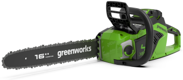 Цепная пила аккумуляторная GreenWorks  GD40CS18, 40V, 40 см, бесщеточная,  без аккумулятора и ЗУ