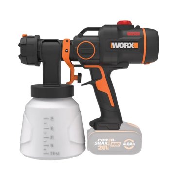 Краскопульт WORX WX020.9 20V бесщеточный аккумуляторный