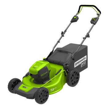 Газонокосилка аккумуляторная GREENWORKS GD60LM51HP, 60V, 51 см, бесщеточная