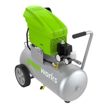 Компрессор электрический GREENWORKS GAC24L, 1500W, 8 BAR