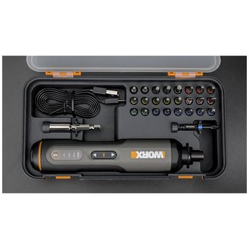 Отвертка WORX WX240 4V аккумуляторная с набором бит 26 шт