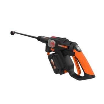 Мойка высокого давления WORX WG633E, аккумуляторная, бесщеточная, 20В, 38 бар, с АКБ на 4 Ач и ЗУ