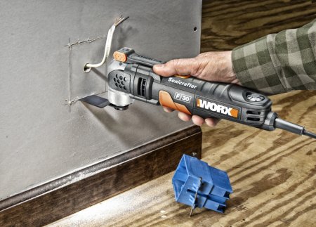 Реноватор WORX WX680 UI F30 Sonicrafter SDS электрический 220V, 350Вт, в кейсе