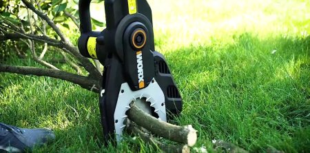 Цепная пила безопасная аккумуляторная WORX JawSaw WG329E.9, 20В, 15 см, 1 аккумулятор 2 Ач + зарядное устройство
