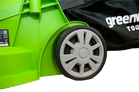 Газонокосилка электрическая GREENWORKS GLM1232, 1200W, 33 см