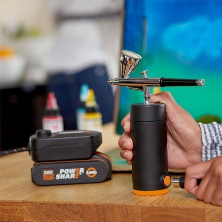 Краскопульт WORX WX742.9 20V аккумуляторный, Без аккумулятора и зарядного устройства Краскопульт WORX WX742.9 20V аккумуляторный, Без аккумулятора и зарядного устройства