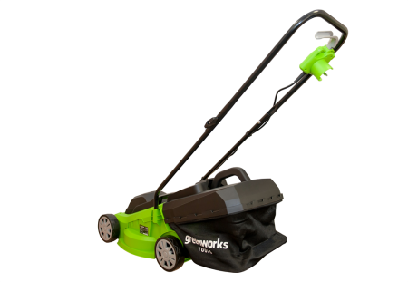 Газонокосилка электрическая GREENWORKS GLM1232, 1200W, 33 см