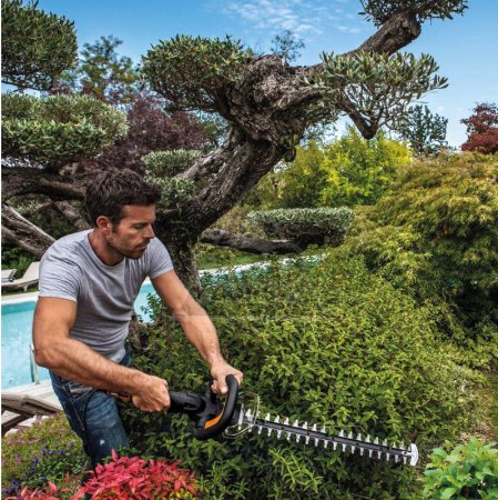 Кусторез электрический WORX WG210E, 60 см, 600 Вт, Без аккумулятора и зарядного устройства