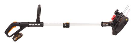 Триммер аккумуляторный бесщёточный WORX WG173E, 20В, 33см, 4Ач х1, ЗУ 2А, коробка
