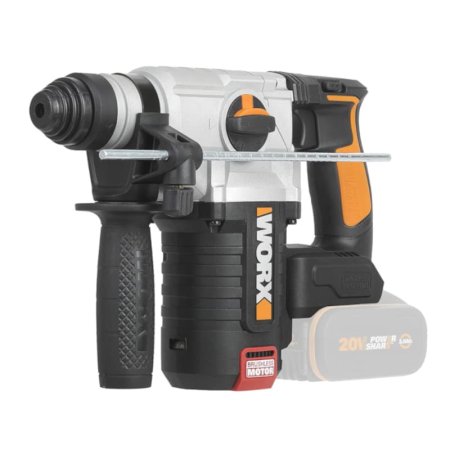 Перфоратор WORX WX380.9 20V 2,2 Дж бесщеточный аккумуляторный, Без аккумулятора и зарядного устройства