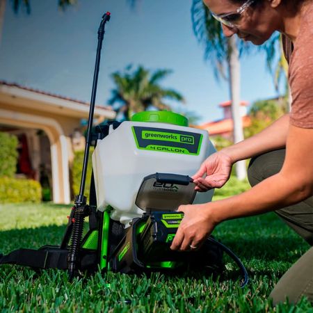 Садовый опрыскиватель  аккумуляторный Greenworks GW-BPS60, Арт.5300107, 60V