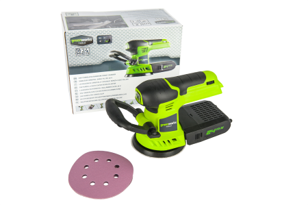 Шлифовальная машина аккумуляторная GREENWORKS G24ROS,24V, без аккумулятора и ЗУ
