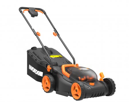 Газонокосилка аккумуляторная WORX WG779E.9, 40В, 34 см, 2 аккумулятора по 2,5 Ач + двойное ЗУ 2x2A Газонокосилка аккумуляторная WORX WG779E.9, 40В, 34 см, 2 аккумулятора по 2,5 Ач + двойное ЗУ 2x2A
