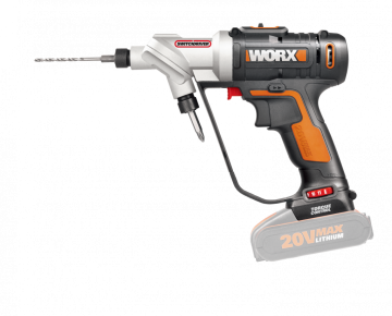 Дрель-шуруповерт аккумуляторная WORX Switchdriver WX176.9, 20Нм, 20В