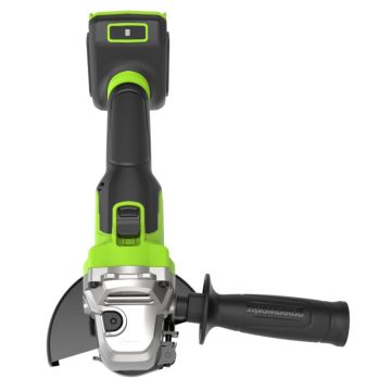 Угловая шлифовальная машина акк. GREENWORKS AG590, 24V, б/щет, 125 мм, 8500 об/мин, Anti-Kickback 