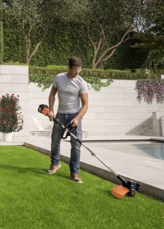 Триммер аккумуляторный WORX WG184E.9, 40В, 33 см, Без аккумулятора и зарядного устройства