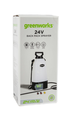 Опрыскиватель садовый аккумуляторный GREENWORKS 24V