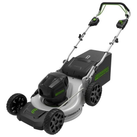 Газонокосилка аккумуляторная GREENWORKS GD82LM46, 82V, 46 см, бесщеточная, без аккумулятора и ЗУ