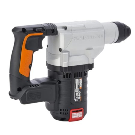 Перфоратор WORX WX380.9 20V 2,2 Дж бесщеточный аккумуляторный, Без аккумулятора и зарядного устройства