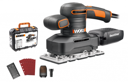 Виброшлифмашина WORX WX641 электрическая 220V, 250Вт Виброшлифмашина WORX WX641 электрическая 220V, 250Вт