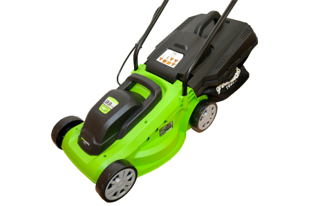 Газонокосилка электрическая GREENWORKS GLM1232, 1200W, 33 см