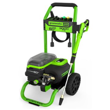 Мойка высокого давления с портом на два аккумулятора GREENWORKS  GDPW60DP 60V (250 бар) бесщеточная аккумуляторная