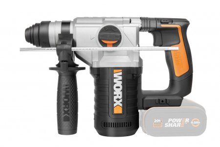 Перфоратор WORX WX392.9 аккумуляторный 20V 2,2Дж, Без аккумулятора и зарядного устройства Перфоратор WORX WX392.9 аккумуляторный 20V 2,2Дж, Без аккумулятора и зарядного устройства
