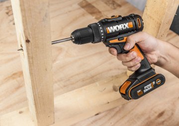 Дрель-шуруповерт WORX WX101.9 аккумуляторная 20В, 30Нм