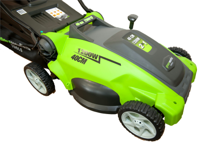 Газонокосилка электрическая GREENWORKS GLM1240, 1200W, 40 см