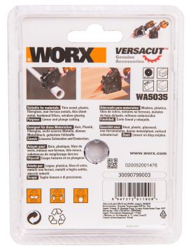 Пильный диск по металлу WORX 44T HSS 85х1,2х15 мм