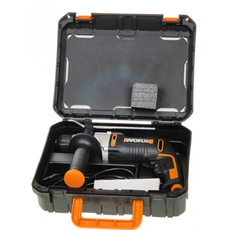 Дрель-шуруповерт ударная WORX WX318 электрическая 220V, 810Вт, в кейсе, Без аккумулятора и зарядного устройства Дрель-шуруповерт ударная WORX WX318 электрическая 220V, 810Вт, в кейсе, Без аккумулятора и зарядного устройства