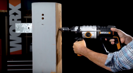 Перфоратор WORX WX339 электрический 220V, 800Вт, в кейсе