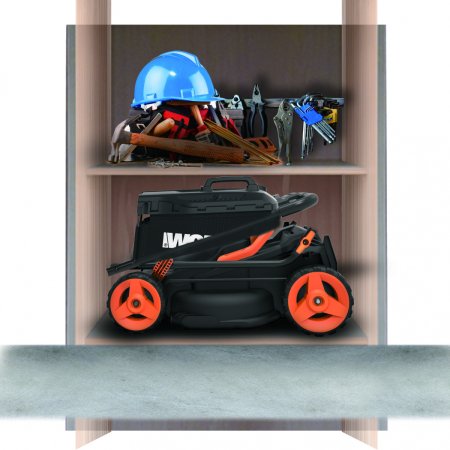 Газонокосилка аккумуляторная WORX WG779E.9, 40В, 34 см, 2 аккумулятора по 2,5 Ач + двойное ЗУ 2x2A Газонокосилка аккумуляторная WORX WG779E.9, 40В, 34 см, 2 аккумулятора по 2,5 Ач + двойное ЗУ 2x2A