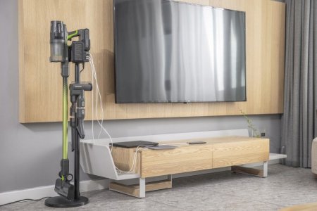 Пылесос вертикальный GREENWORKS G24SVK4 24V (500 Вт) аккумуляторный