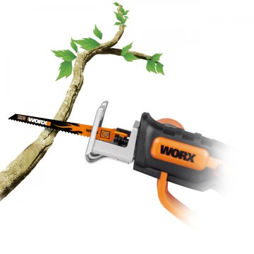 Садовая сабельная пила аккумуляторная WORX WG894E.9, 20В, 16мм