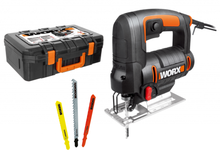 Лобзик WORX WX477.1 электрический 220V, 500Вт, в кейсе