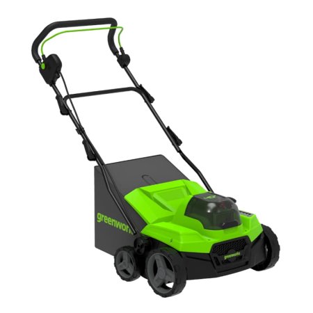 Аэратор-скарификатор GREENWORKS GD40SC38II 40V, бесщеточный аккумуляторный