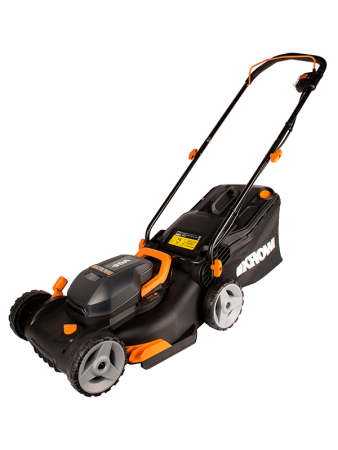 Газонокосилка аккумуляторная WORX WG743E.9, 40V Li Lawn Mower, 40см, Без аккумулятора и зарядного устройства