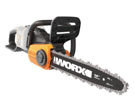 Цепная пила аккумуляторная WORX WG384E.9,40В, 35 см, бесщеточная, 2 аккумулятора по 4 Ач + двойное ЗУ 2x2A