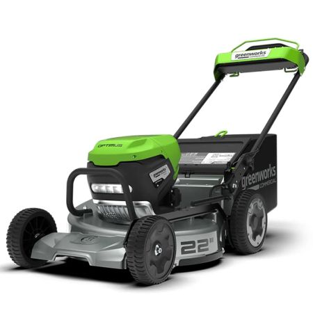 Газонокосилка аккумуляторная GREENWORKS LM221S Арт. 2519407, OPTIMUSTM, 82V, 56см, самоходная, бесщеточная, без АКБ и ЗУ