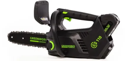 Цепная пила одноручная аккумуляторная б/щ Greenworks GD40TCS 40V (25 см) без аккумулятора и ЗУ
