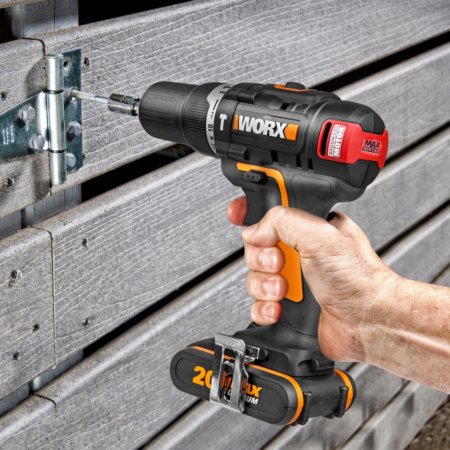 Дрель-шуруповерт ударная WORX WX367 аккумуляторная 20V 40Нм, бесщеточная, 2 аккумулятора по 1,5 Ач + зарядное устройство, в кейсе Дрель-шуруповерт ударная WORX WX367 аккумуляторная 20V 40Нм, бесщеточная, 2 аккумулятора по 1,5 Ач + зарядное устройство, в кейсе