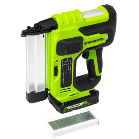 Гвоздезабивной пистолет аккумуляторный GREENWORKS, 24V, без АКБ и ЗУ