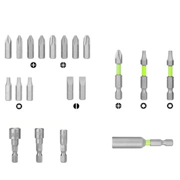 Набор бит в кейсе Greenworks Арт. 2944407, 20 предметов