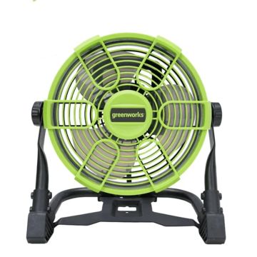 Вентилятор с гибридным питанием GREENWORKS G24FAN (3503407), 24 V, без АКБ и ЗУ