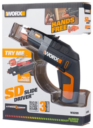 Отвертка WORX WX255 4V SD Slide Driver аккумуляторная с ЗУ и набором бит (6шт) Отвертка WORX WX255 4V SD Slide Driver аккумуляторная с ЗУ и набором бит (6шт)