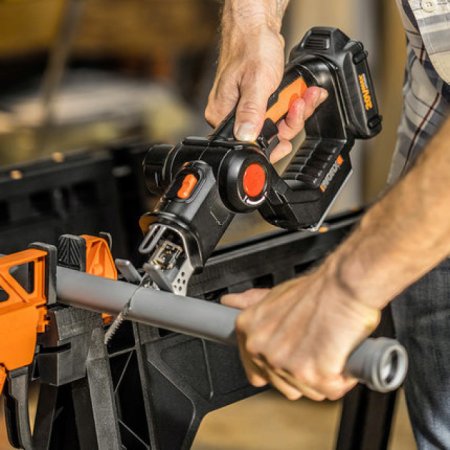 Лобзик – сабельная пила 2-в-1 WORX Axis WX550.9 аккумуляторный 20V, Без аккумулятора и зарядного устройства Лобзик – сабельная пила 2-в-1 WORX Axis WX550.9 аккумуляторный 20V, Без аккумулятора и зарядного устройства