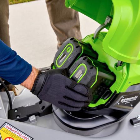 Газонокосилка аккумуляторная GREENWORKS LM221S Арт. 2519407, OPTIMUSTM, 82V, 56см, самоходная, бесщеточная, без АКБ и ЗУ